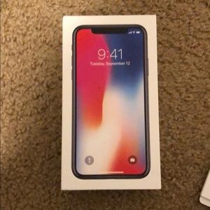 Empty iPhone X box